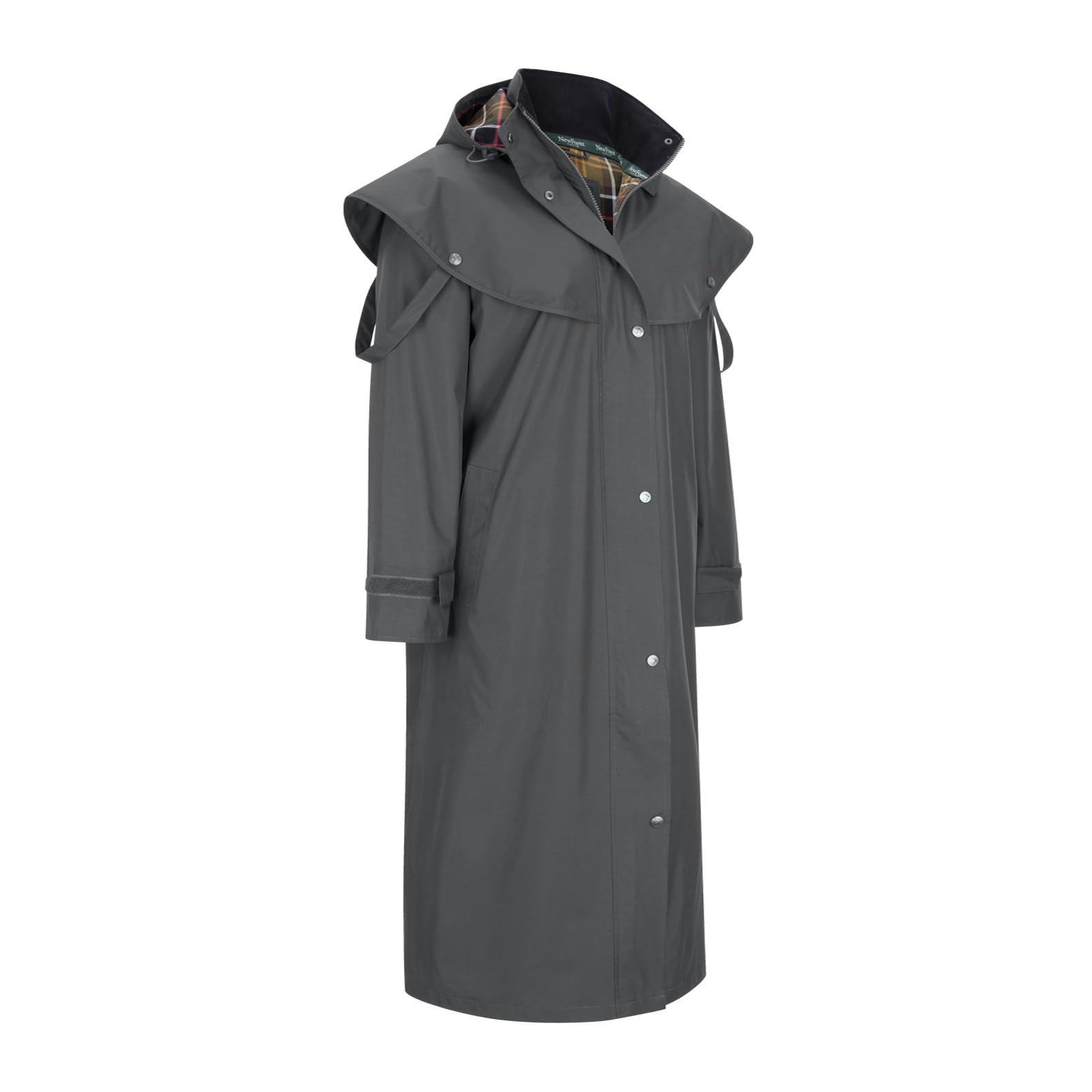 New Forest Ranger Mens Full Length Waterproof Coat (UK, Alpha, XXL, Regular, Regular, Olive)