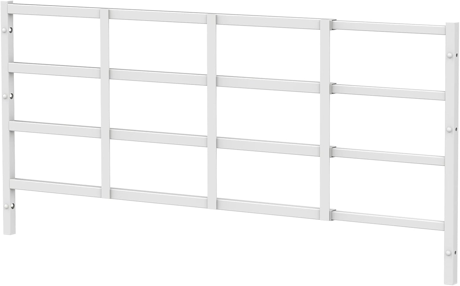 Fixed Window Safety Guard for Children Child Kids 19”x 54” Adjustable Width Prevents Accidental Falls, Non-Egress, Tamper Resistant Screws Included, White, Single Pack 19x54 inches