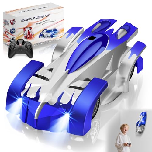 Yucmed Wall Climbing Remote Control Car, 360° Rotating Dual Mode RC Stunt Car, Toys for 3 Year...