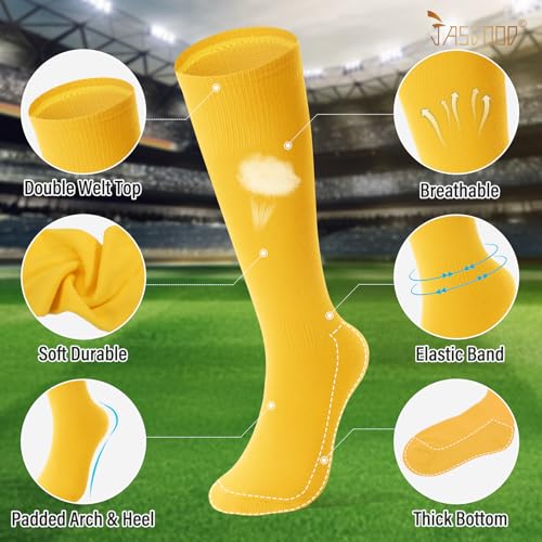 Image of Baseball Socks and Belt for Youth Adult Softball Socks Combo Elastic Waist Belt for Men Kids Boys Girls Women JASGOOD