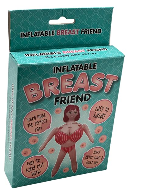 Diabolical Gifts DP1288 Aufblasbare Brust Freund - Sexgeschenke für Männer, Blow Up Sexpuppe, Pussy Penis Geschenke, Sexspielzeug für Männer, Unangemessene Geschenke für Männer, Brustgeschenke,