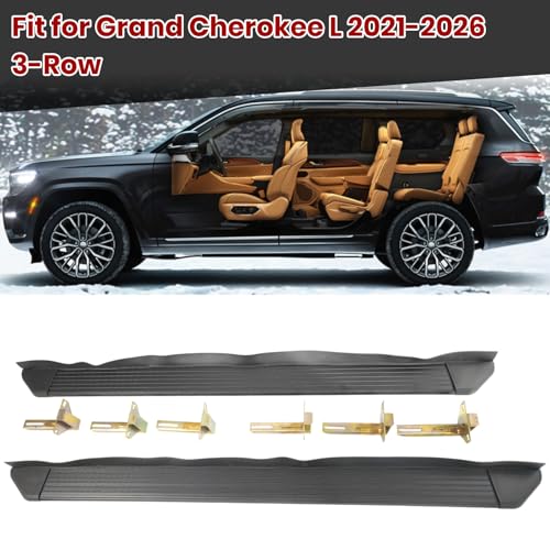 Estribos laterales para Grand Cherokee L 3-Fila 2021-2026 aluminio miniatura 2