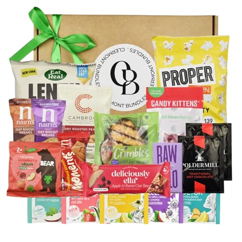 Gluten Free Hamper - Coeliac Gift Hamper Packed With 18 Coeliac and Gluten Friendly Snacks. Including Biscuits, Sweets, Snack Bars & More. Present For Coeliac Gluten Free Hamper