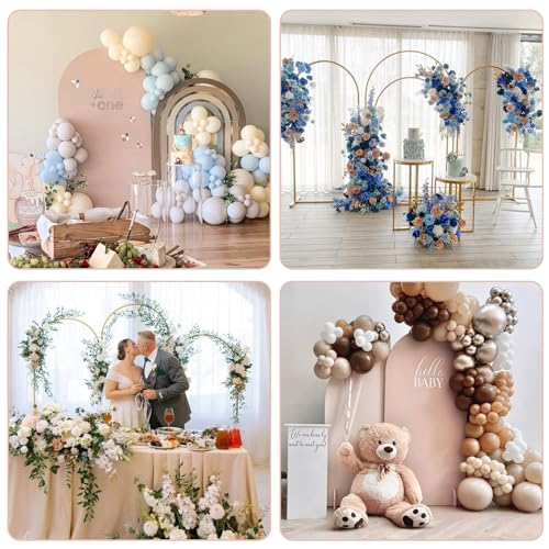 Soporte para Arco de Boda con Cover Spandex Cameo Brown miniatura 7