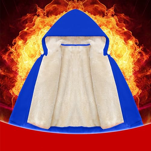 Toddler Boys Girls Fleece Lined Hoodies Kids Zip Up Hooded Sweatshirts Winter Warm Jacket Coats Tops with Pockets2