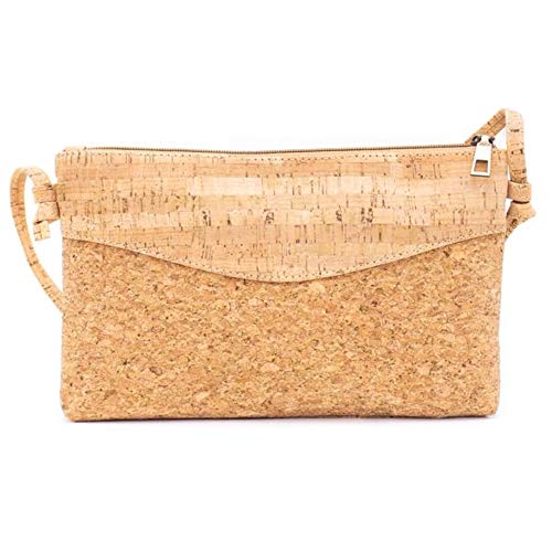 Lightweight Cork Crossbody bag Shoulder Bag Small Size Vegan Sustainable Eco friendly gift Natural Organic Plant Based purse waterproof durable