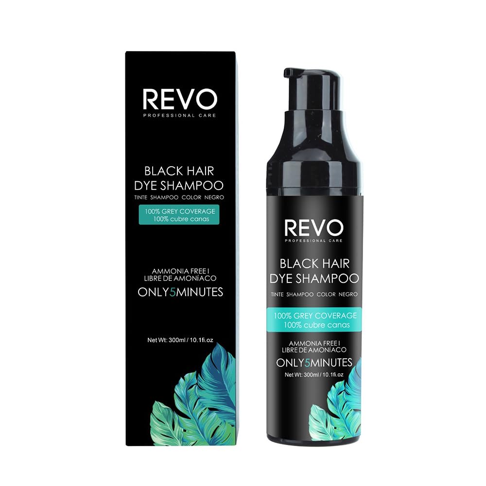 Amazon.com : REVO Professional Care Hair Dye Shampoo 3-in-1 for
