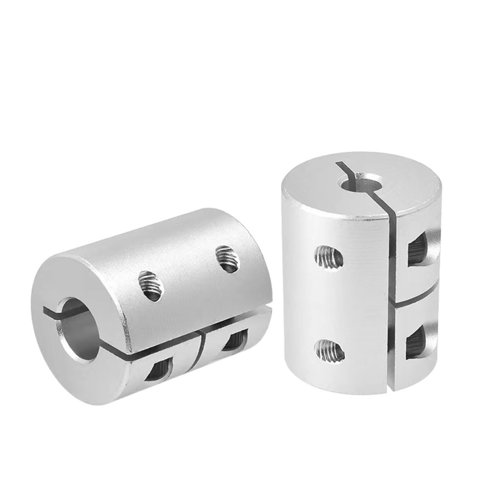 Rigid coupling,Stainless steel rigid coupling 4PCS D19L25 CNC Motor Shaft Coupler Flexible Coupling(5x10)