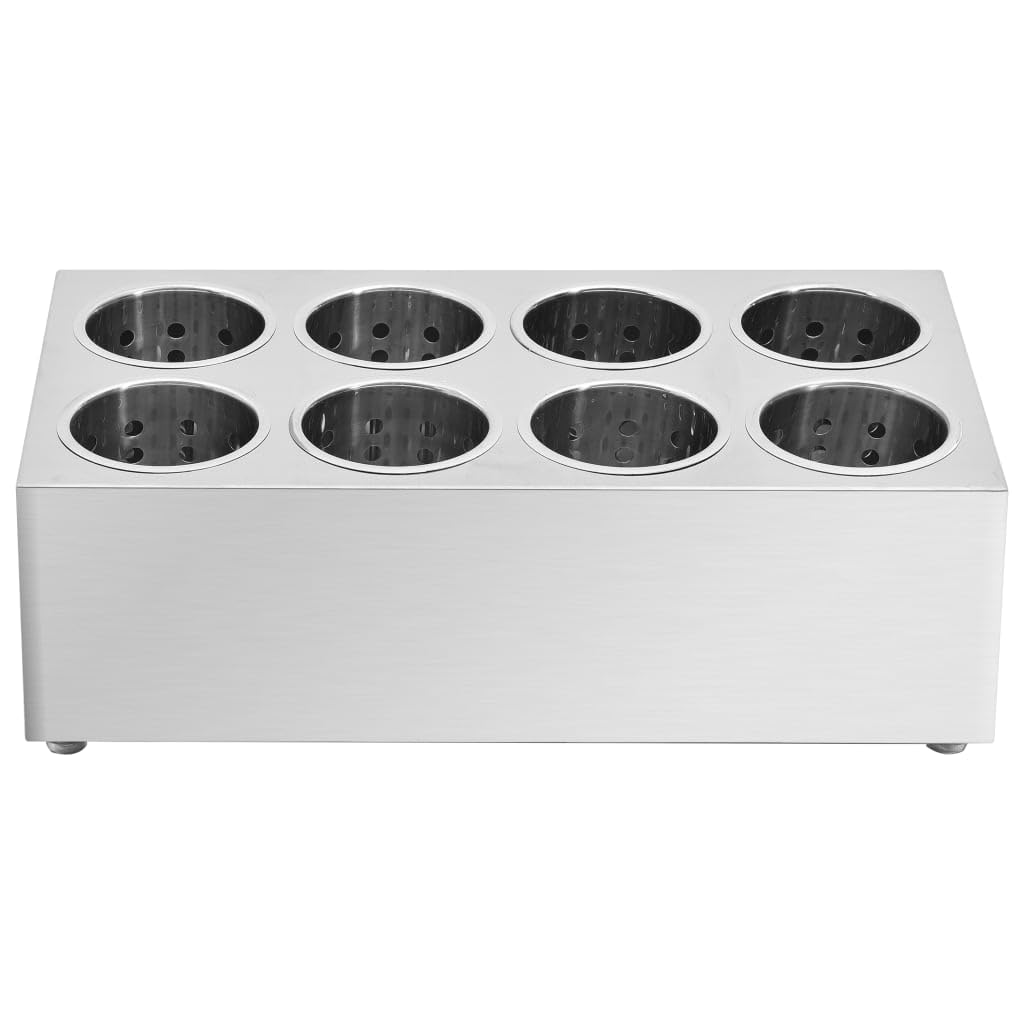 Generisch Besteckbehälter 8 Fächer Rechteckig Edelstahl,Heim & Garten,Küche & Esszimmer,Küchenhelfer & -utensilien,Küchenorganizer,Besteckkästen,51231