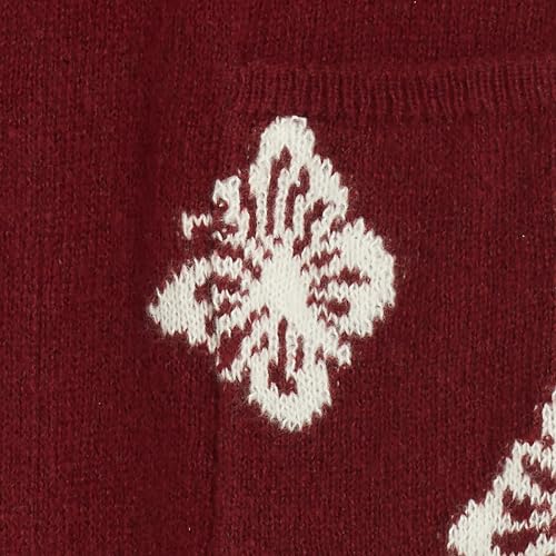 Beautees Girls' Sweater Duster Cardigan with Pockets and Butterfly Pattern3