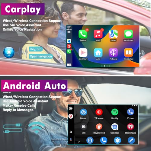 Radio para coche con pantalla 2GB+64GB Android 13 Jeep miniatura 3