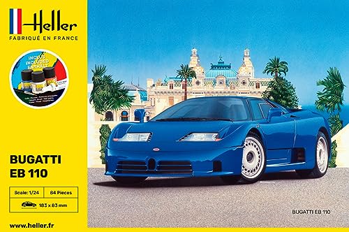 Maquette Voiture Bugatti EB 110 réplique de prestige Heller Joustra