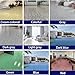 Epoxy Colored Sand Floor Paint, Louis Forest Epoxy Floor Paint, Self-leveling High Gloss Marble Effect Coating, Epoxys Floors Paints for Concrete, Waterproof, Non-Slip, Indoor and Outdoor (Covering 12 square feet,Blue)