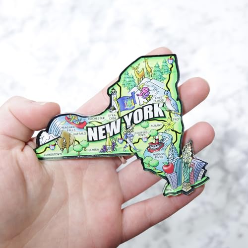 Imán acrílico de iconos de Nueva York 4x3.5 pulgadas miniatura 5