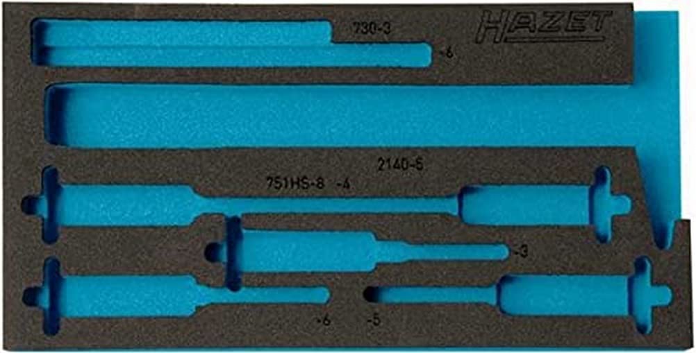 HAZET 163-299L 2-Component Soft Foam Insert - Multi-Colour