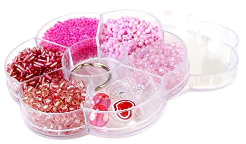 Linpeng Jewelry Making Diy Beads Set, Pink #TOP1