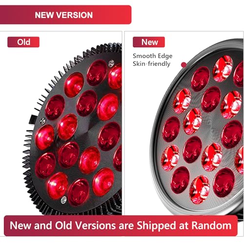 Image of wolezek Red Light Therapy Bulb, 660nm Red and 850nm Near Infrared LED | 18 LEDs with 60 Beam Angle, Standard E26 Base, Aluminum Housing, for Face & Body Care at Home