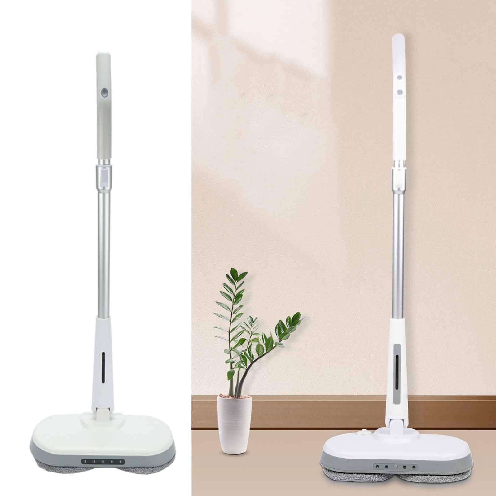 Fdit Fregona Eléctrica Inalámbrica con Inteligente de Rociado de Agua para Pisos de Madera, Baldosas y Mármol Limpiador Automático de Suelos (Enchufe de la UE)