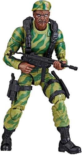 Miniatura 6 de G.I. Joe Classified Series Retro Cardback SGT. Stalker, Figura de acción coleccionable de 6 pulgadas con 8 accesorios