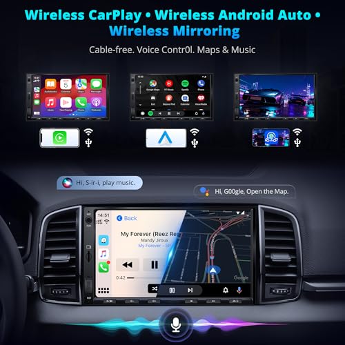 ATOTO A5L 7-Inch Android Double DIN Car Stereo With OBD2 Scanner and Wireless CarPlay - Image 4