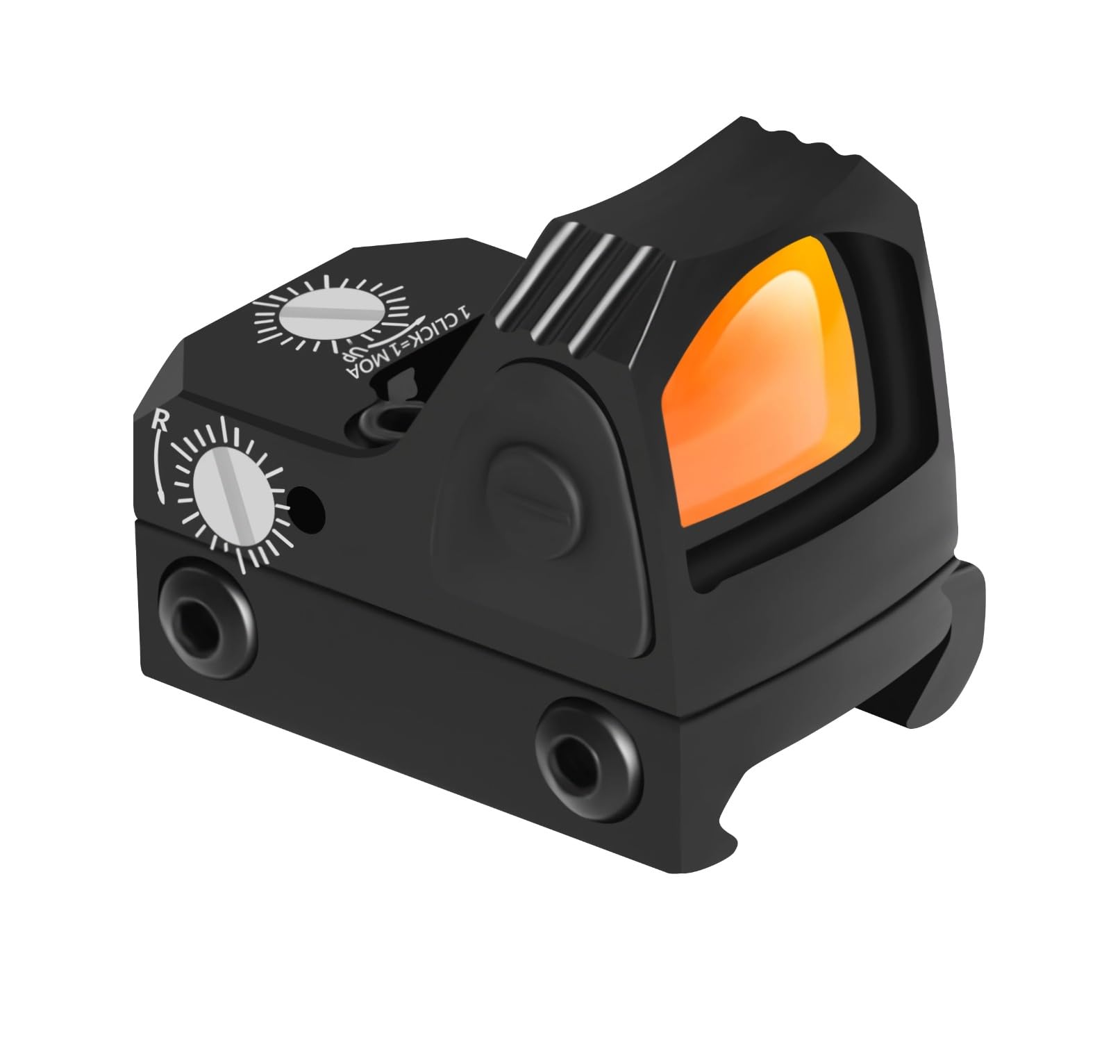 Optics 1x24 Dot Sight Open Dot Sight Base G l o c k/Handgun Reflex Sight Scope fit 20mm W…