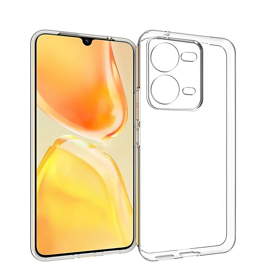 Amazon Brand- Solimo Basic Case for Vivo V25 5G (Thermoplastic Polyurethane_Clear) (B0BHTXXT98) Amazon Price History, Amazon Price Tracker