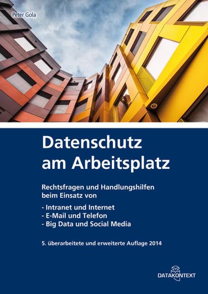 Datenschutz am Arbeitsplatz: Handlungshilfen beim Einsatz von Intranet und Internet, E-Mail und Telefon, Big Data und Social Media
