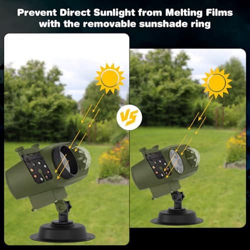 Samyoung TH-HQW-9559 Halloween Projector Lights Outdoor, Brightness Increase Hd 2-In-1 Ocean Wave Snowflake Led Holiday Projector Lights Indoor 96 Patterns thumb #5