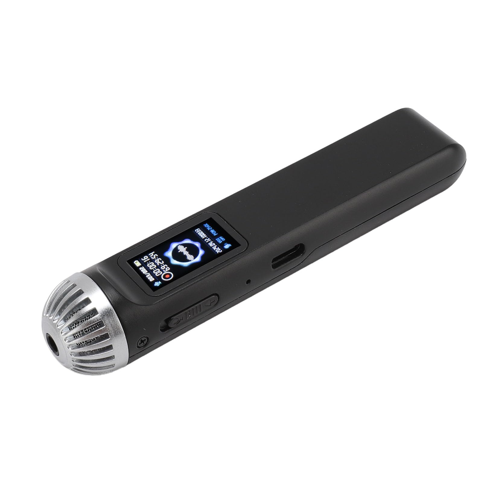 Grabadora Activada por Voz, Grabadora de Voz Sonido HD con Micrófono, Reducción de Ruido, HiFi, Reproducción de Música sin Pérdidas, Configuración de