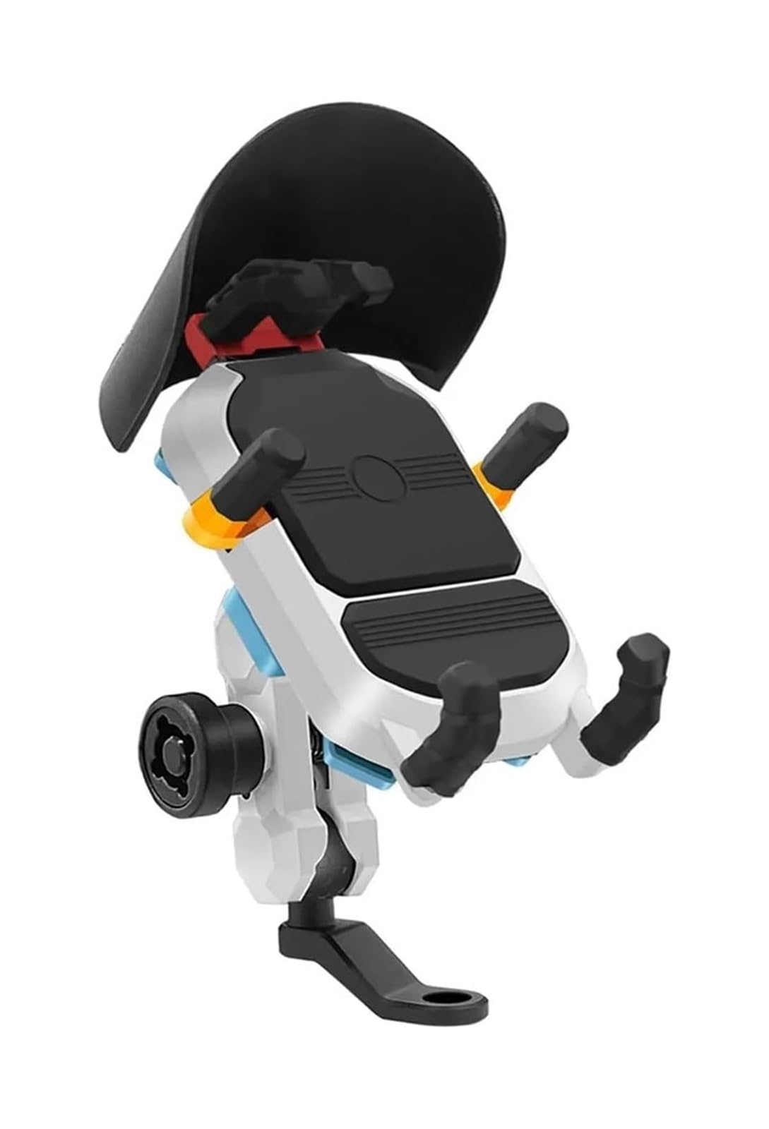 pour Moto Support Navigation GPS pour Vélo Moto 4,7pouces 7,2pouces Support GPS Navigation Téléphone Silicone Absorption Socle