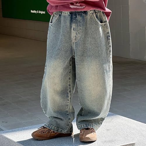 Pantalones vaqueros infantiles rectos para evitar rozaduras 2