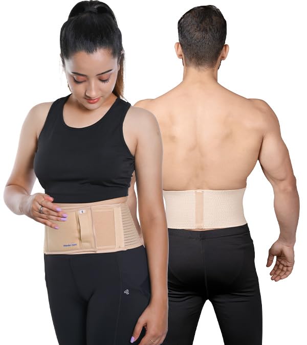 Wonder Care Umbilical Hernia Belt Hernia Support Brace with Removable Compression Pad Navel Hernia Pain Relief for Men & Women, Cotton(XL) - Image 5 thumbnail