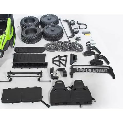 POSTACK Kids Ride On Car Front Axle and Windshield Cover