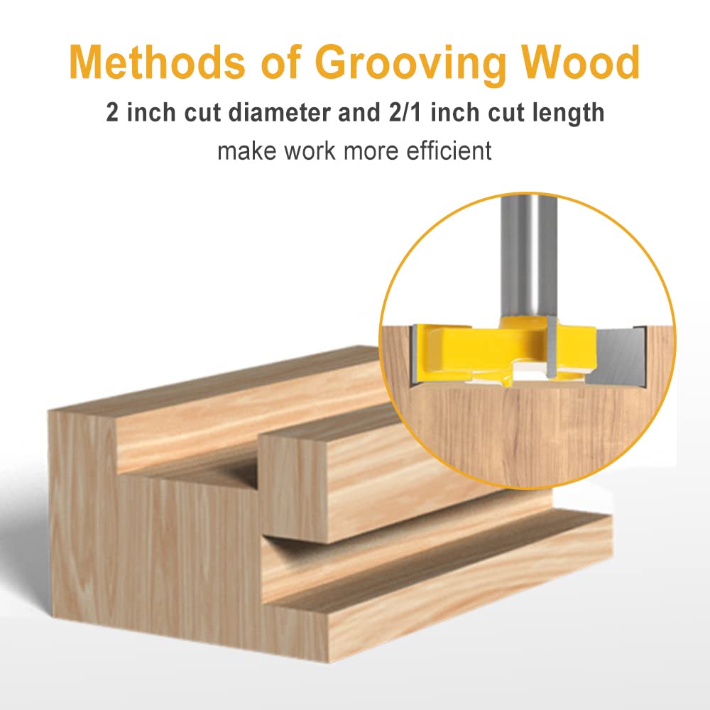 CNC Fräser Für Holz 8mm Schaft - Oberflächenfräser Für Hobelarbeiten