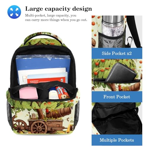 Sac à dos multicolore et trousse d'école pour ados
