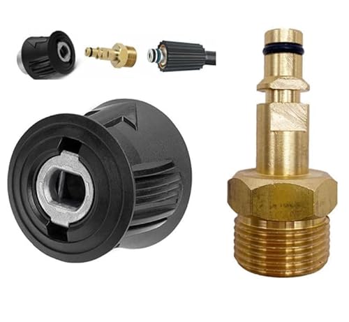 Yuiturt High Pressure Washer Hose Adapter, M22 14mm Quick Release Hose Connector for Karcher K2 K3 K4 K5 K6 K7 Series, Pressure Washer Hose Fittings for Gun and Power Washer