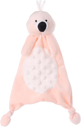 Apricot Lamb Manta de seguridad de animales de peluche, diseño de flamenco rosa, manta de personaje para guardería, de lujo, 12 pulgadas