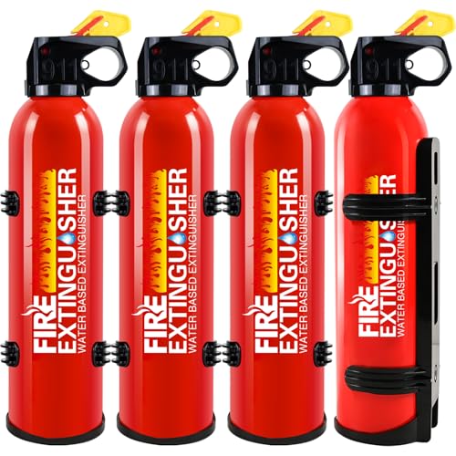 Image of Upgrade Fire Extinguisher for Home, 4Pack Car Fire Extinguishers with Mount,