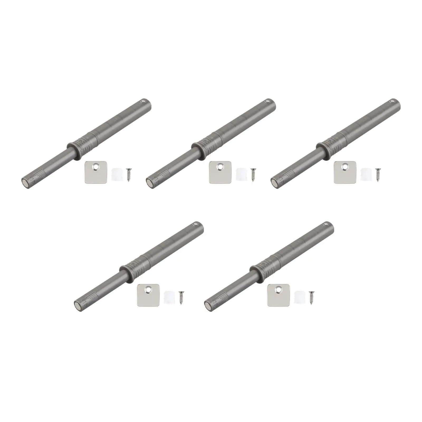 14pcs Push to Open Door Latch Heavy Duty Damper Catches Opener Spring On Close for Home Bedroom Cupboard Living Room Closet for Cupboard(Grey)