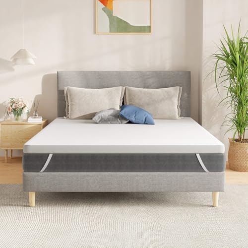 SynthoSpace Matratzen Topper 140x190cm H2 Matratzentopper 140x190 Schlafsofa Bett Memory Foam Mattress Topper 140x190 Boxspringbett Topper Bezug Waschbarer 5cm Höhe