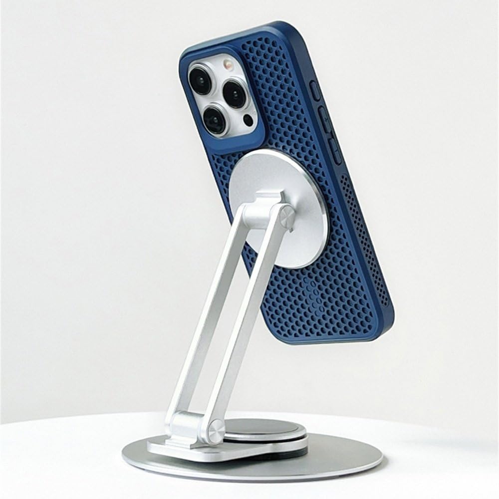 Magnetyczne etui o strukturze plastra miodu do iPhone'a 16 15 14 13 12 Pro Max 15 14 Plus 13 12 Pro bezprzewodowe ładowanie oddychająca obudowa, B fioletowy, dla iPhone 15 Plus