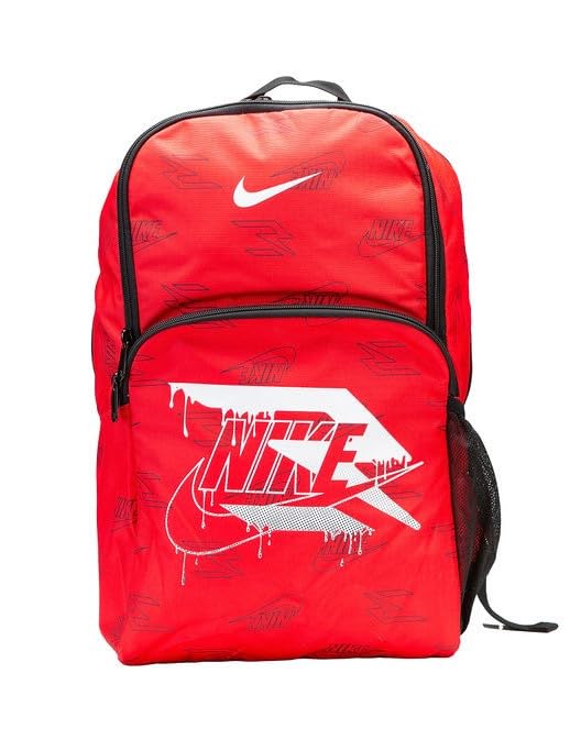 Nike 3 Brand Graphic Print Backpack – Red – One Size (30L)2