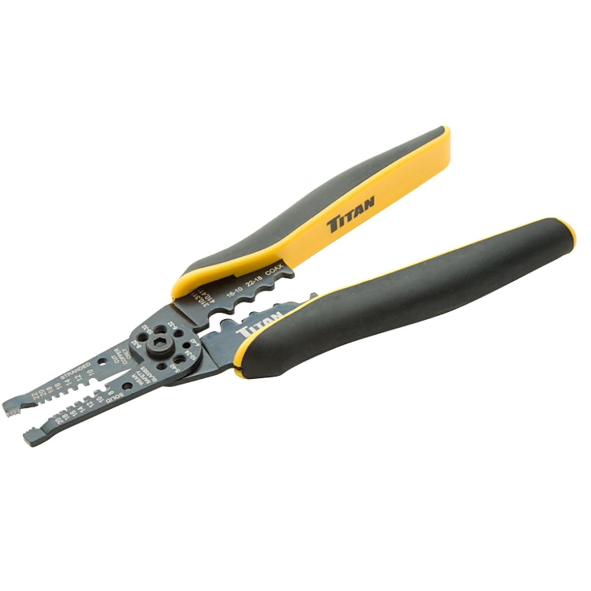 Alicates pelar crimpar Titan 11478 herramientas cables electricista