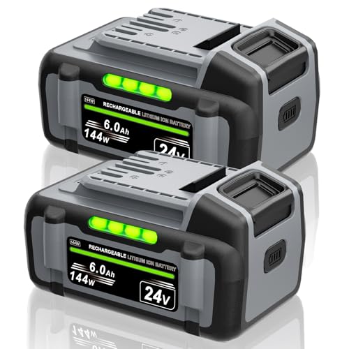 2 Packs FX0331-1 6.0Ah Replacement for Flex 24v Battery FX0221-1 FX0231-1 FX0311-1 FX0321-1 FX0341-1 FX0121-1 Compatible with Flex 24 Volt Power Tools & Chargers FX0421 FX0411 FX0431 FX0451 FX0411-1C