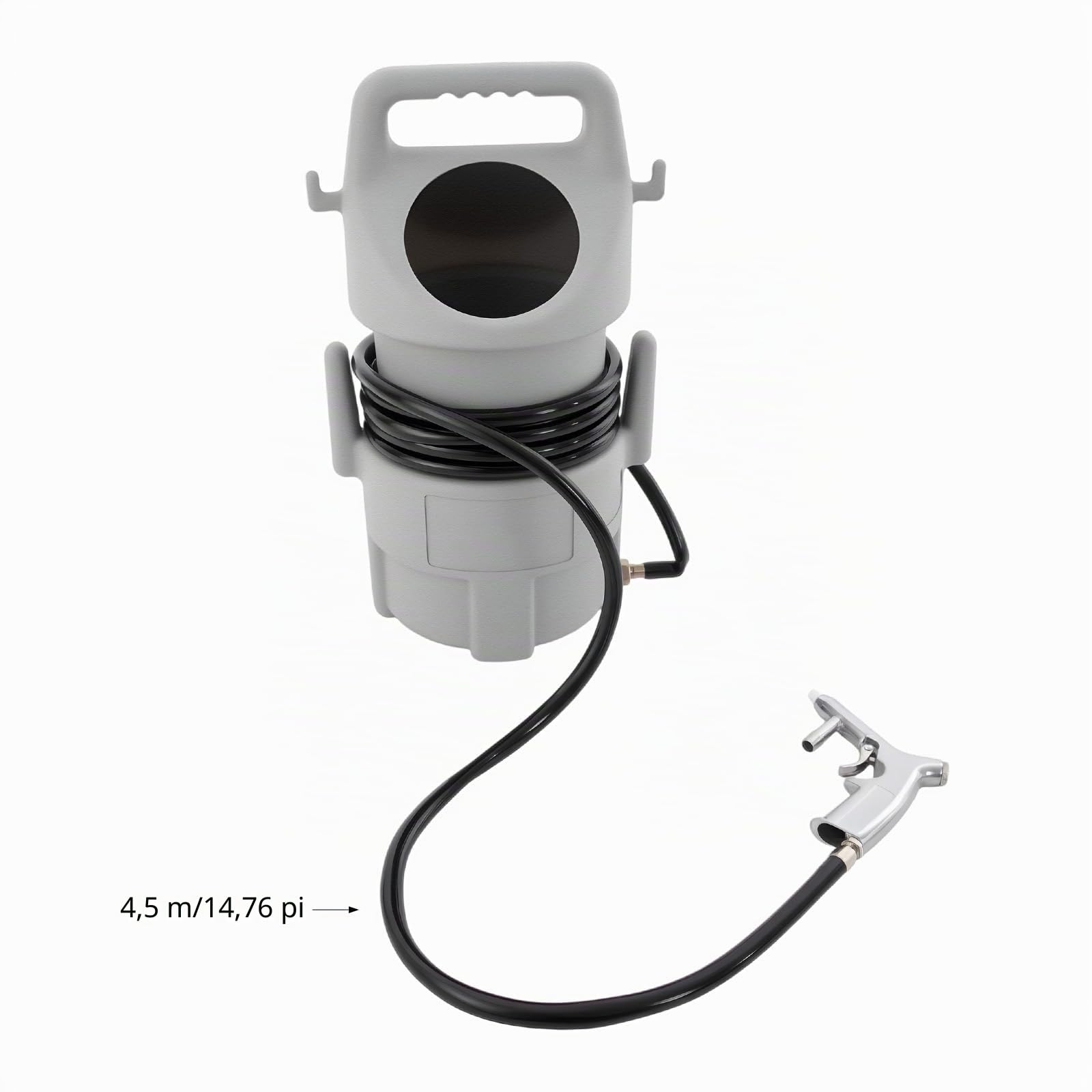 Sableuse à air comprimé 50 lbs mobile avec réservoir et pistolet de sablage