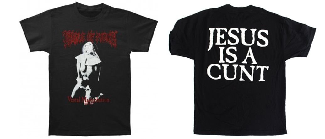 Cradle Of Filth Jesus Is A Band T-Shirt (XL, Black) : Amazon.de