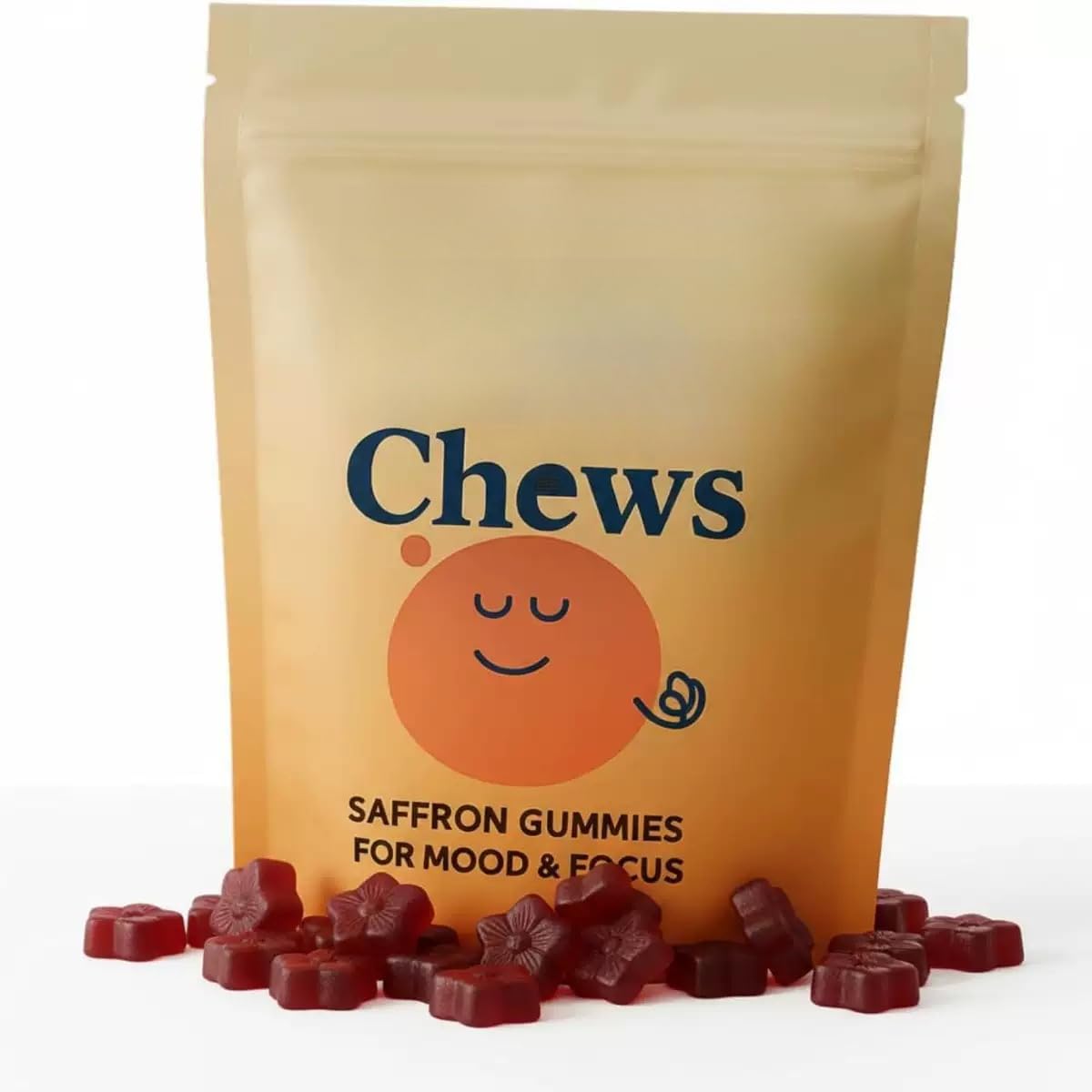 Safran-Gummibärchen – Unterstützung für die Leber und als Antioxidans – Unterstützung für ein ausgeglichenes Gemütsleben – Zuckerfrei, glutenfrei, vegan, gentechnikfrei