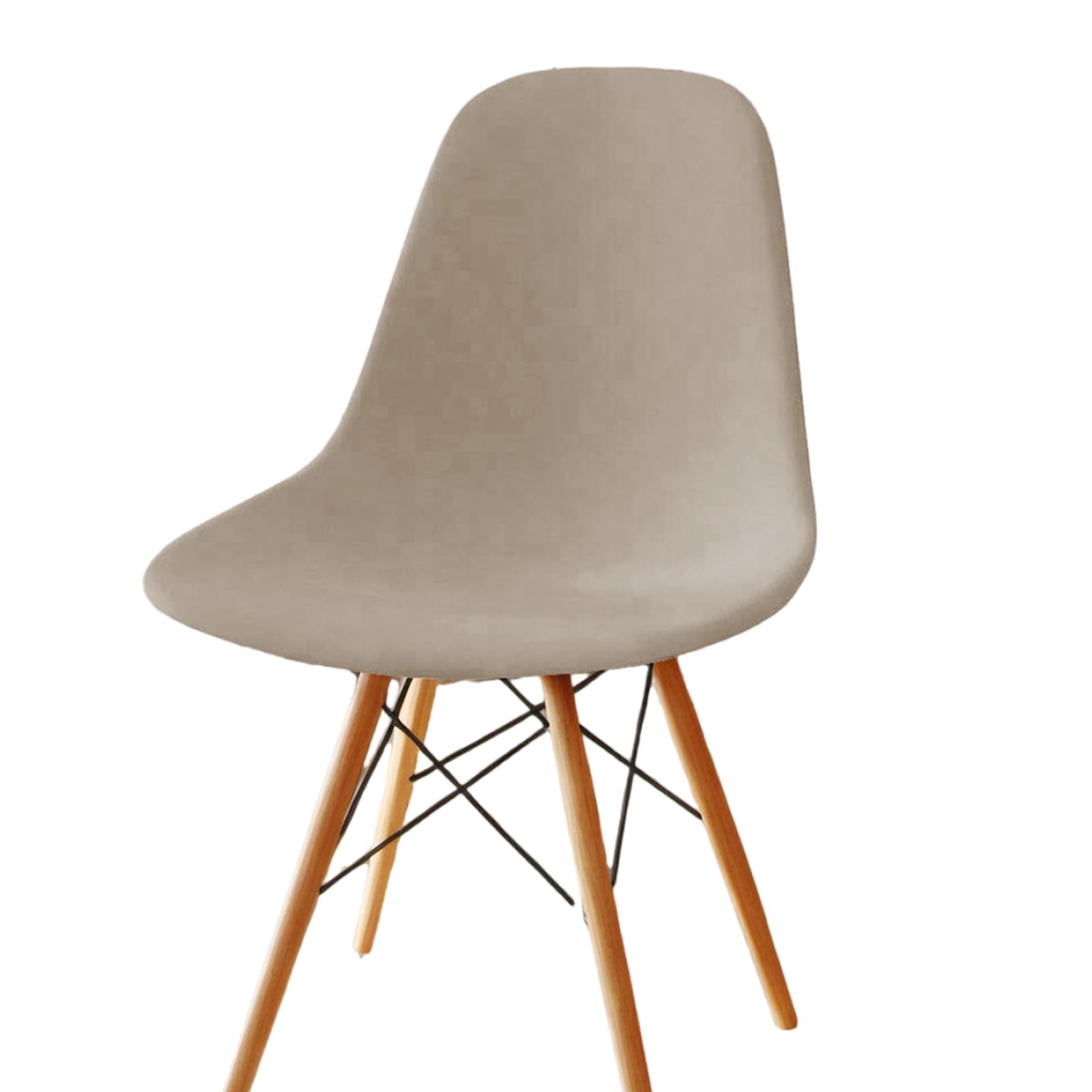 Kalttoy Milk Silk Shell Chair Covers Removable Dining Chairs Slipcover Stretch Chairs Covers for Restaurant Removable Chair