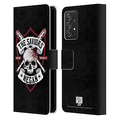 Étui portefeuille Walking Dead Galaxy A53 5G contre les rayures