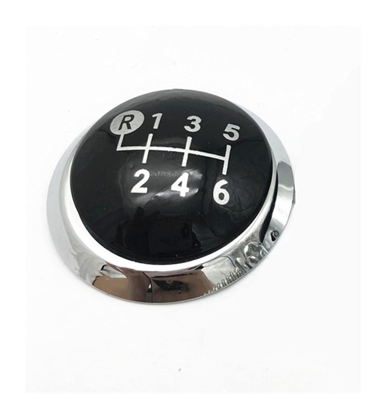 KTGVTPBHBW Shift Handle Gear Knob for Toyota for Corolla 1.8MT 2007-2013 for RAV4 for AVENSIS for Yaris D4D 5/6 Speed Gear Shift Knob Lever Emblem Cap Cover(6-Speed)
